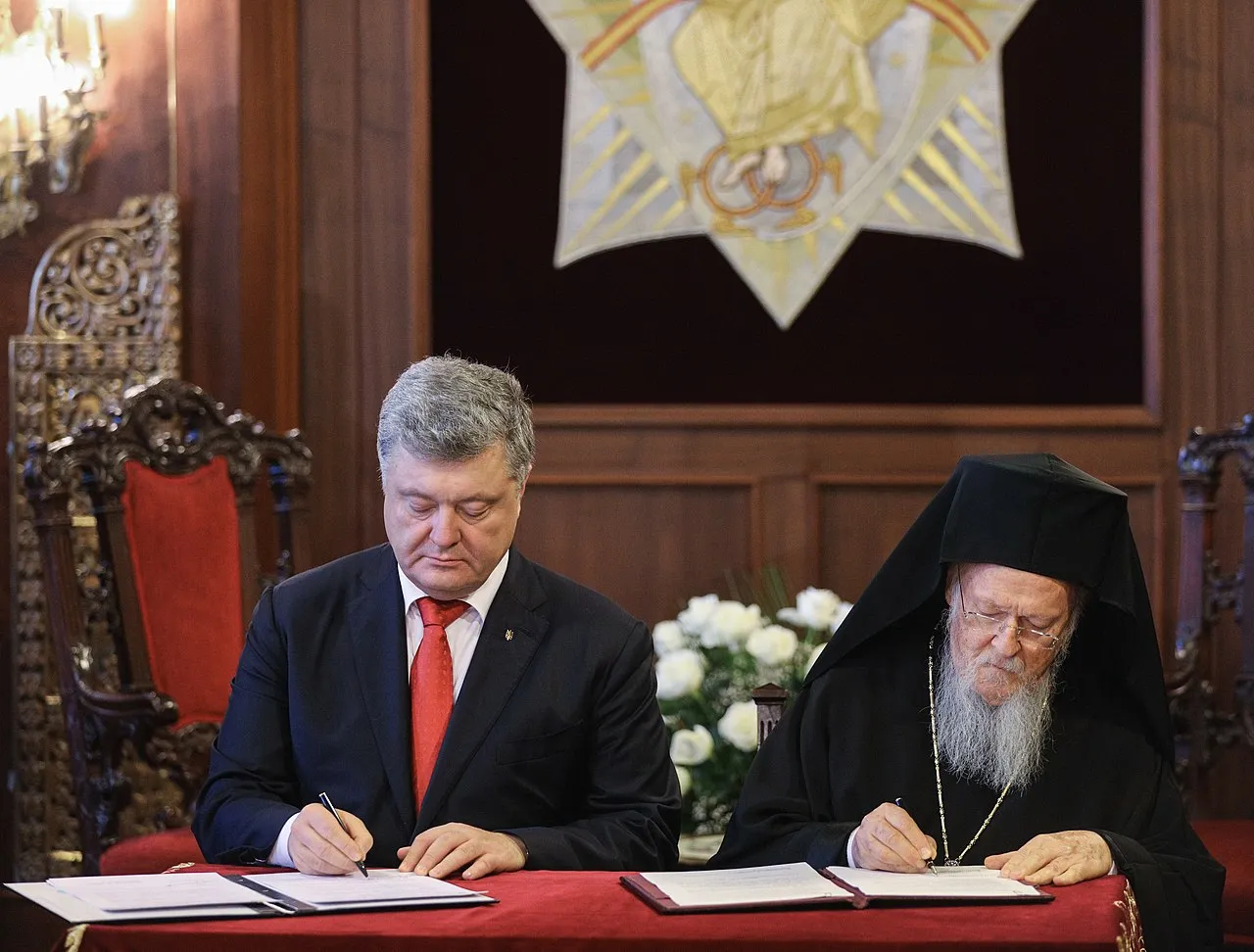 Варфоломій I з 5 президентом України Петром Порошенко, 3 листопада 2018